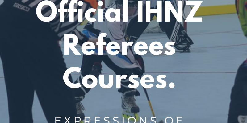 Official IHNZ Referee Training Courses EOI Now Open