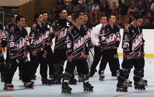 NZ Maori Inline Hockey Team Haka